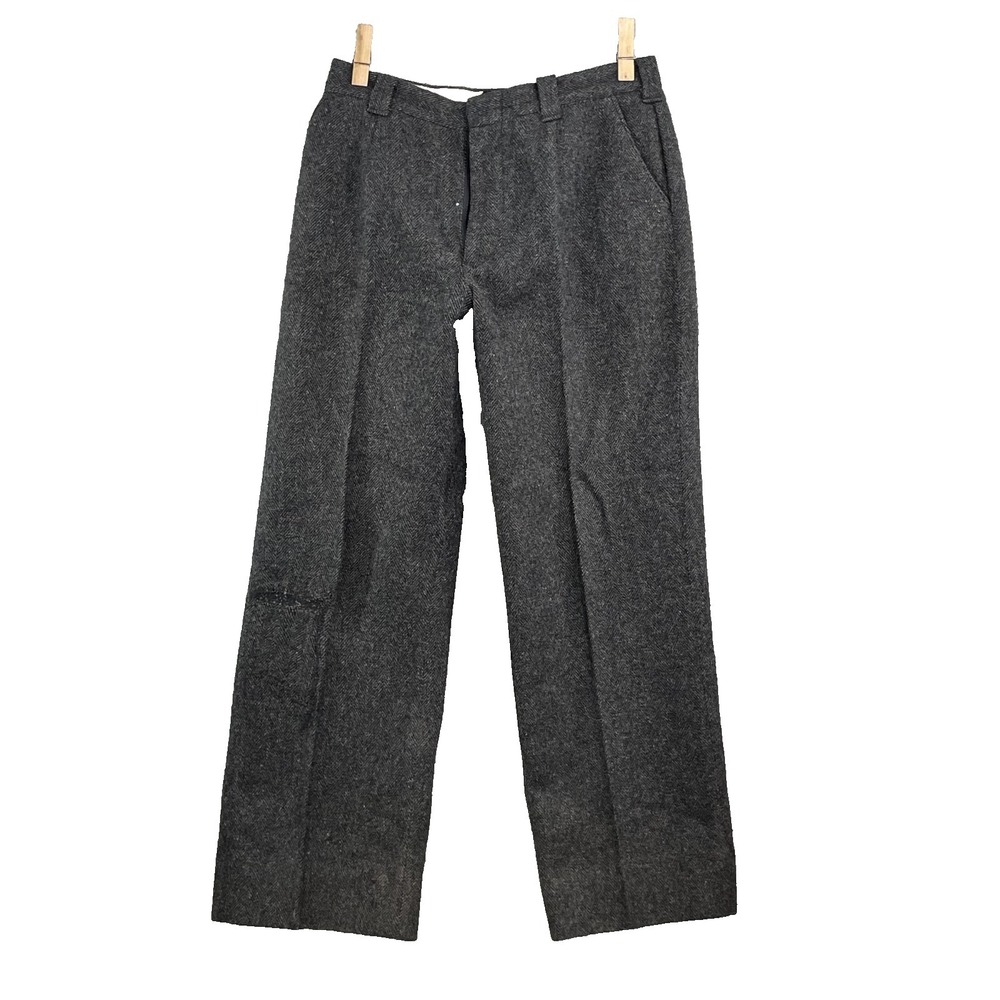Vintage Woolrich Wool Dress Pants Mens 31x29* Business Formal Classic Career 90s